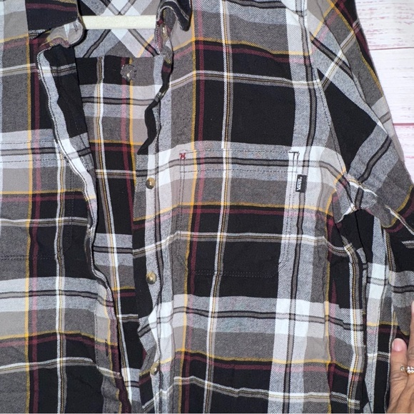 Van's Plaid Flannel Grunge Shirt - Picture 3 of 9
